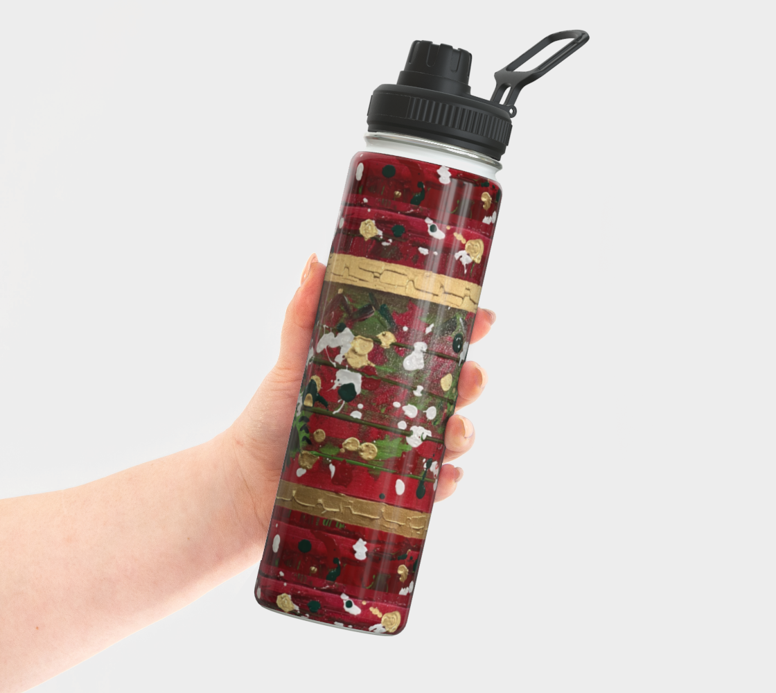 "Winter Frolic"  Water Bottle