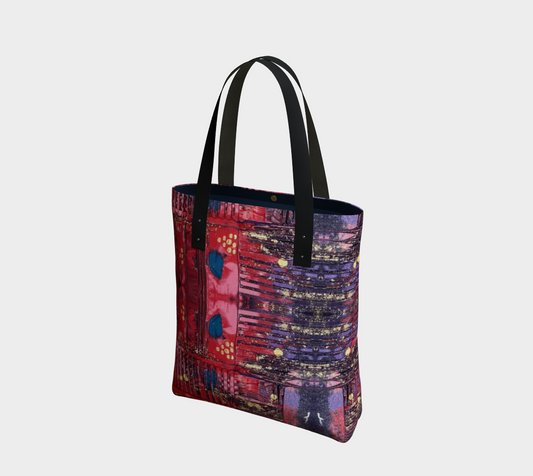 "Longing for Peace" Tote (Red, Purple, Pink)