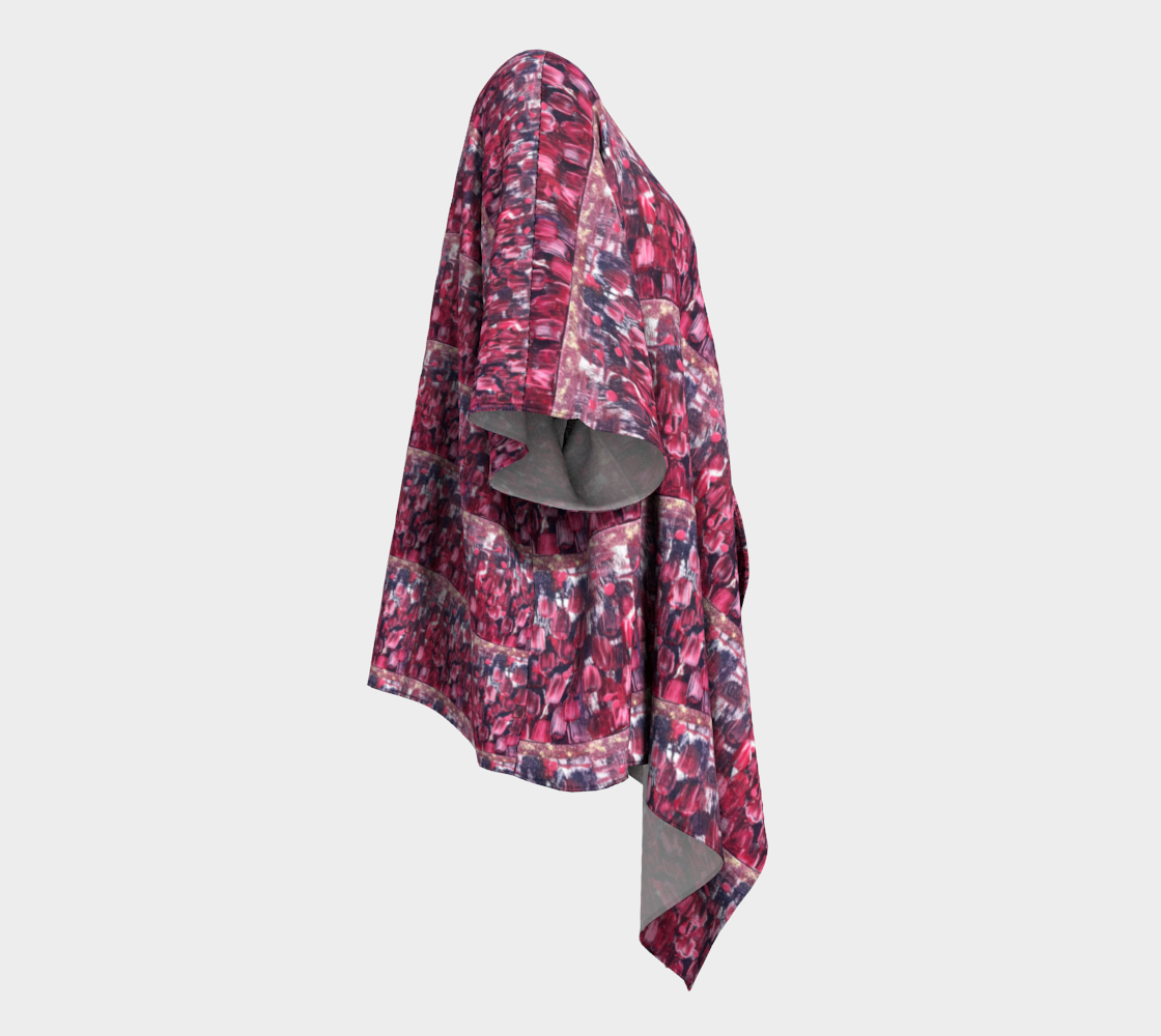 Pink Tulips Elegant Shrug