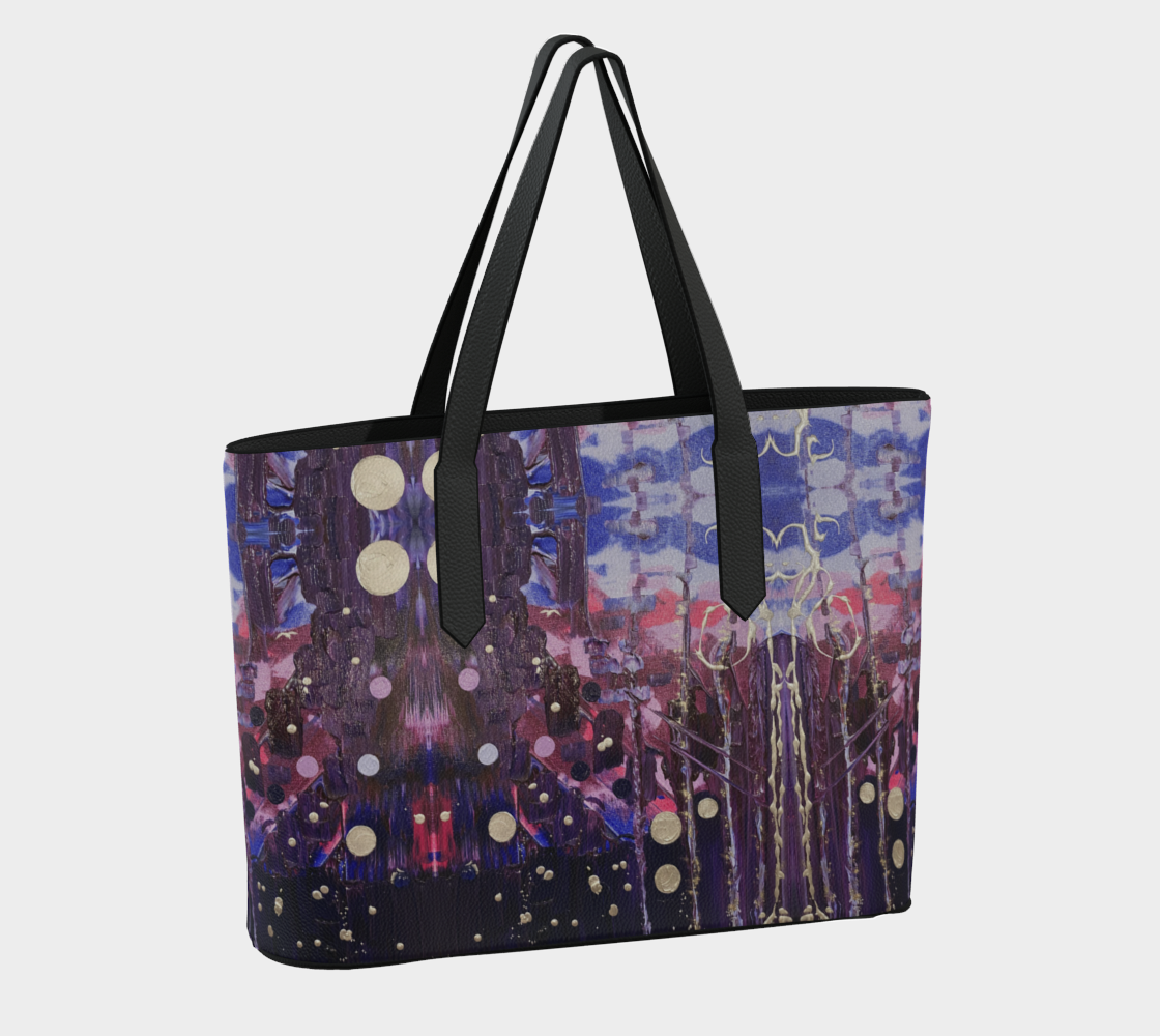 "Donum Familium" Vegan Leather Tote