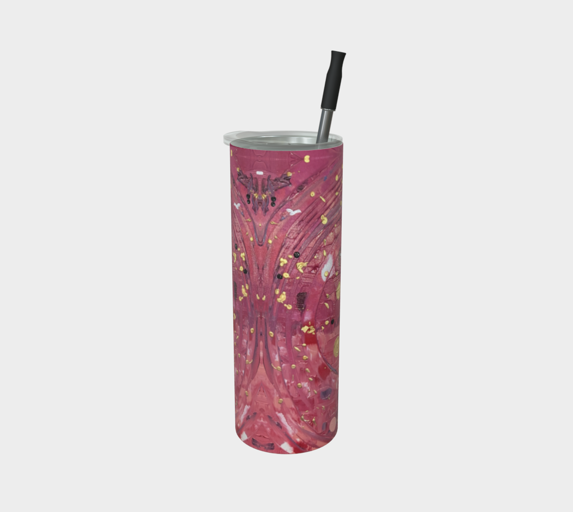 "My Valentine" Stainless Steel Tumbler (Pink, Purple)