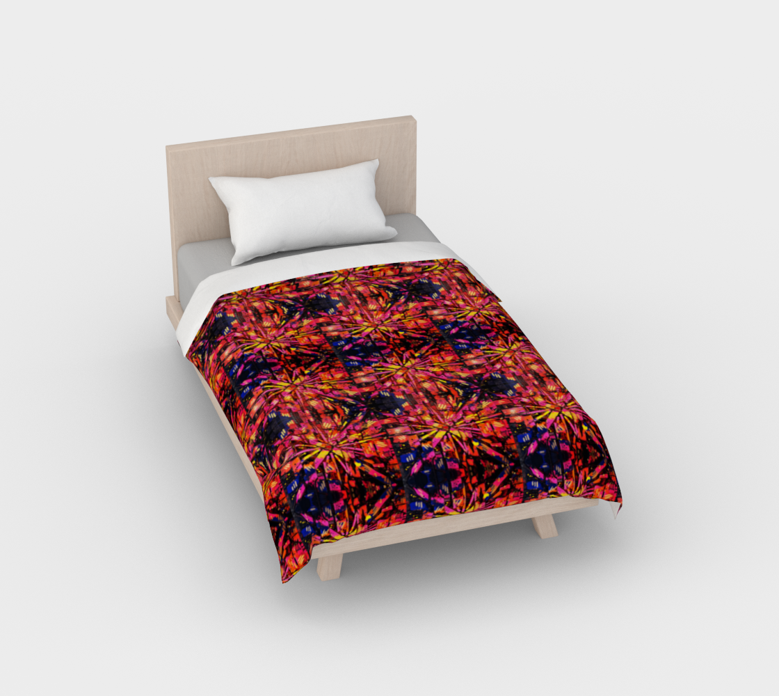 “Mercy” Duvet Cover #2 (Orange, Pink, Purple)