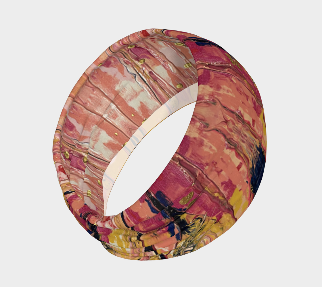 “Pink” Headband (Pink, Yellow, Blue)