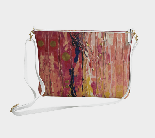 "Pink" Vegan Crossbody Purse