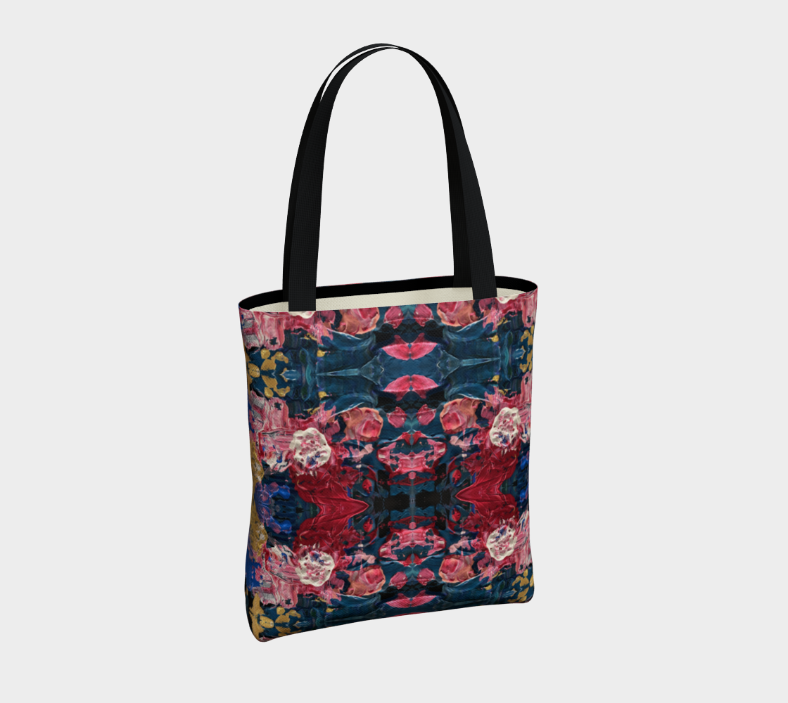 "Wild Carnations" Tote Bag Lined