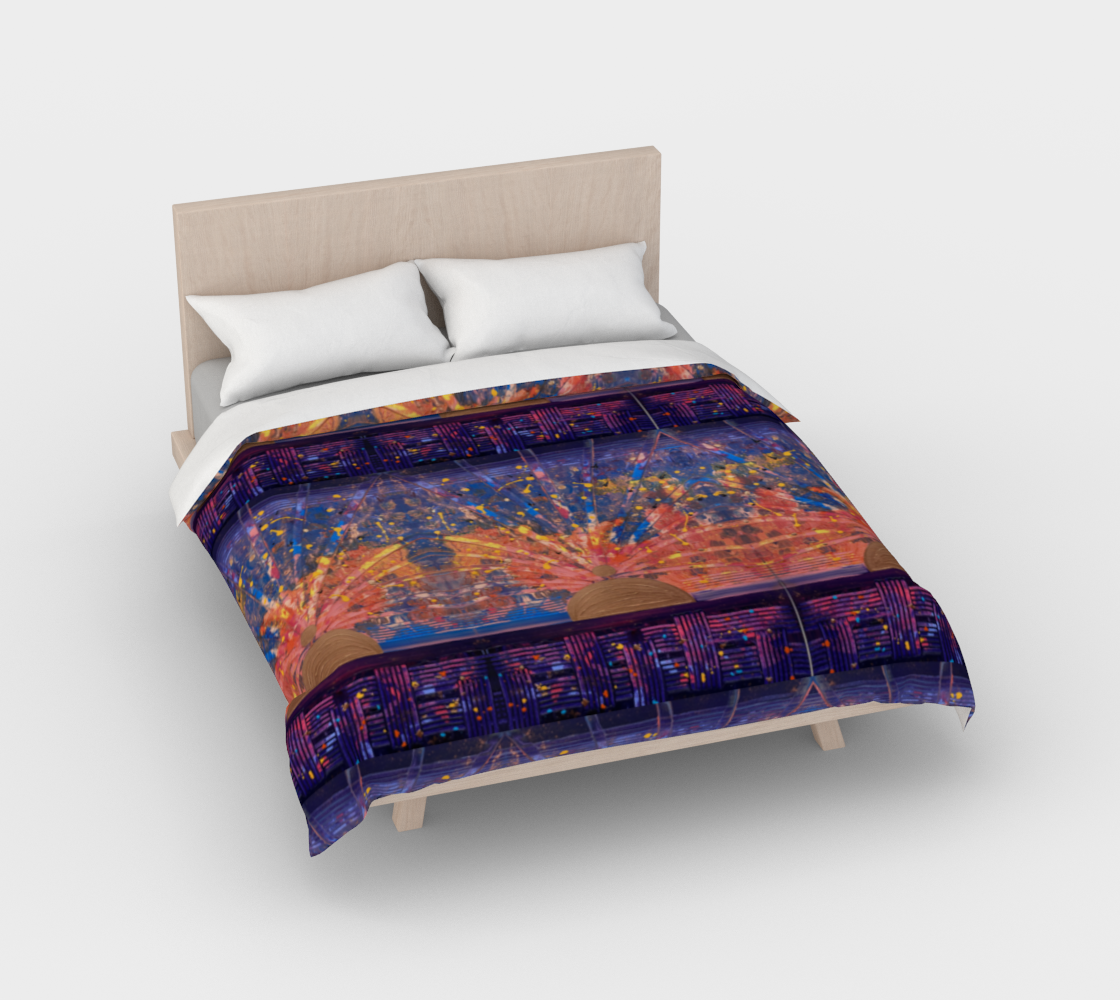 ”Purple Dawn” Duvet Cover (Purple, Blue, Pink)
