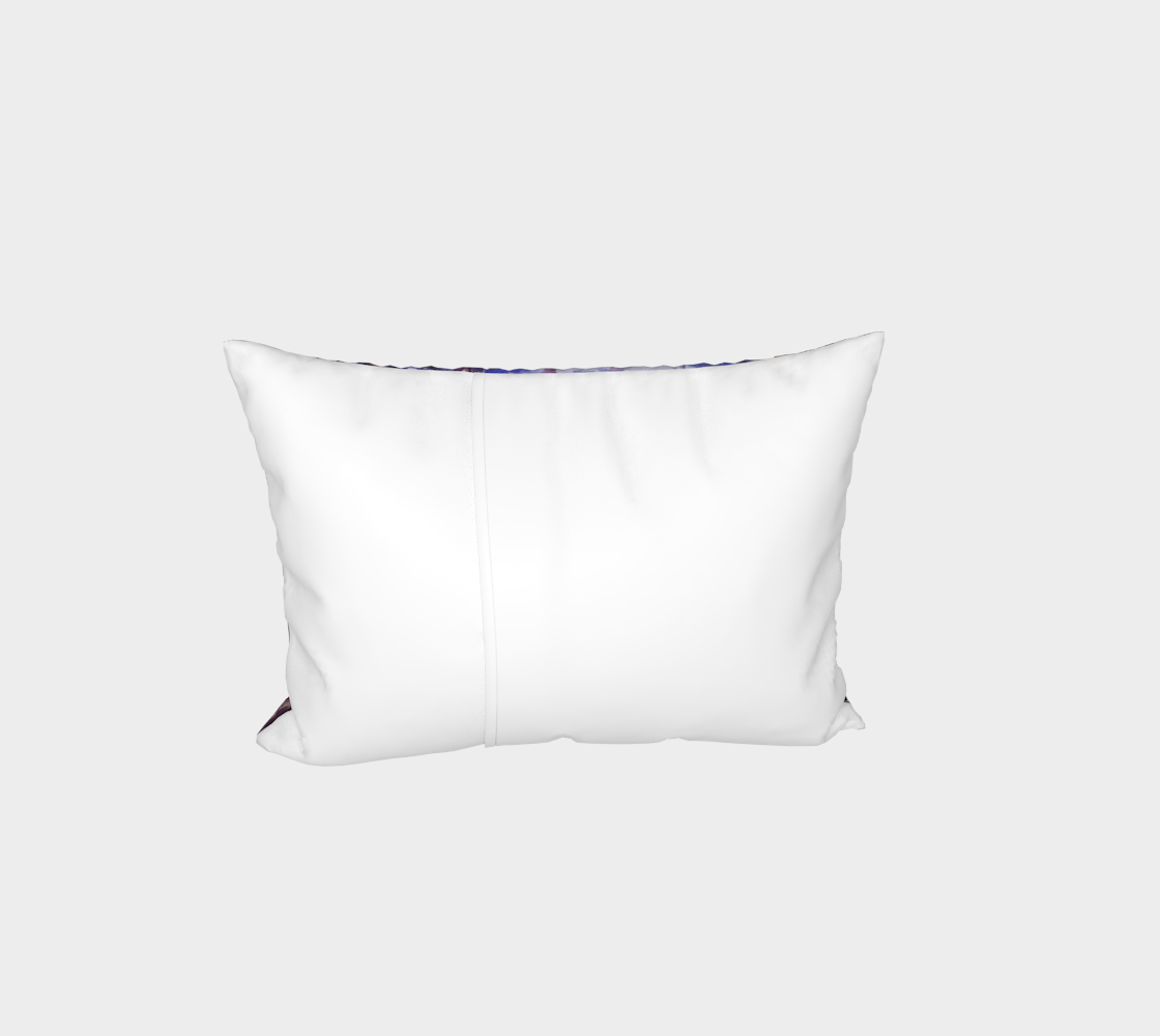 “Donum Familium” Bed Pillow Sham (Purple, Pink, Silver)