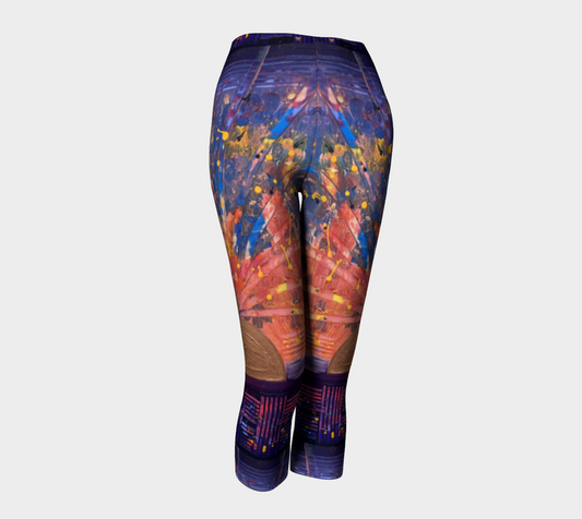 "Purple Dawn" Capris (Purple, Pink, Blue)