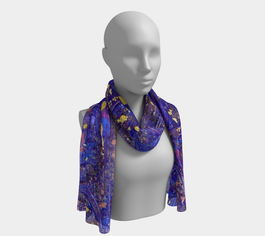 "Interstellar" Long Scarf (Purple)