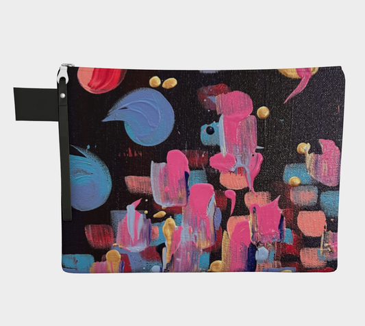 "Winter Night" Carry All (Purple, Pink, Blue)