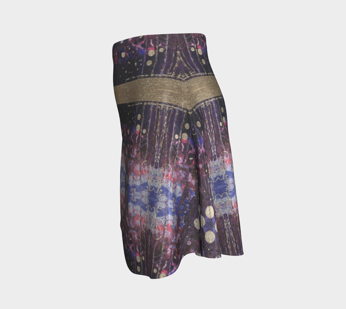"Donum Familias" Flare Skirt (Purple, Pink, Silver)