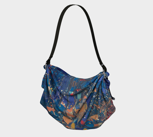 "Pol Roger Everyday" Origami Tote (Blue, Pink, White)