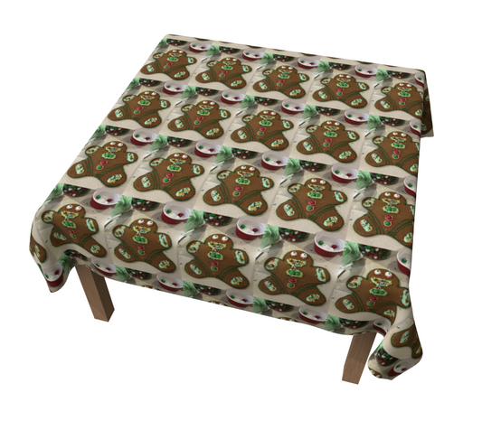 "Addy's Gingerbread Man" Tablecloth