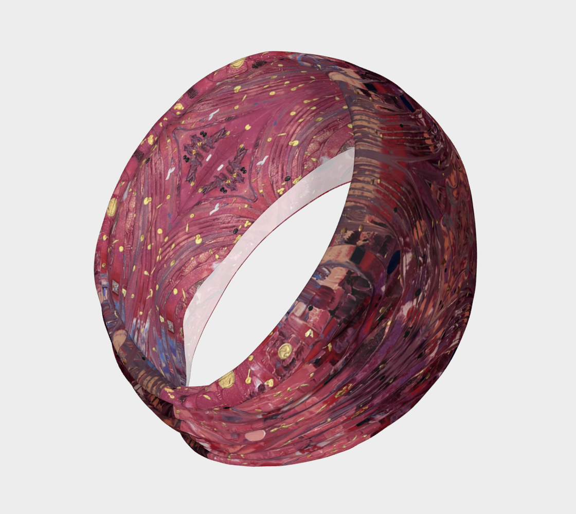 "My Valentine" Headband #2 (Purple, Pink)