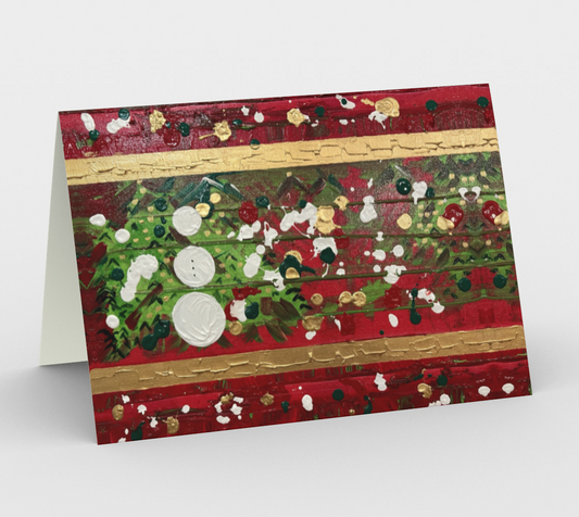 "Winter Frolic" Christmas Card