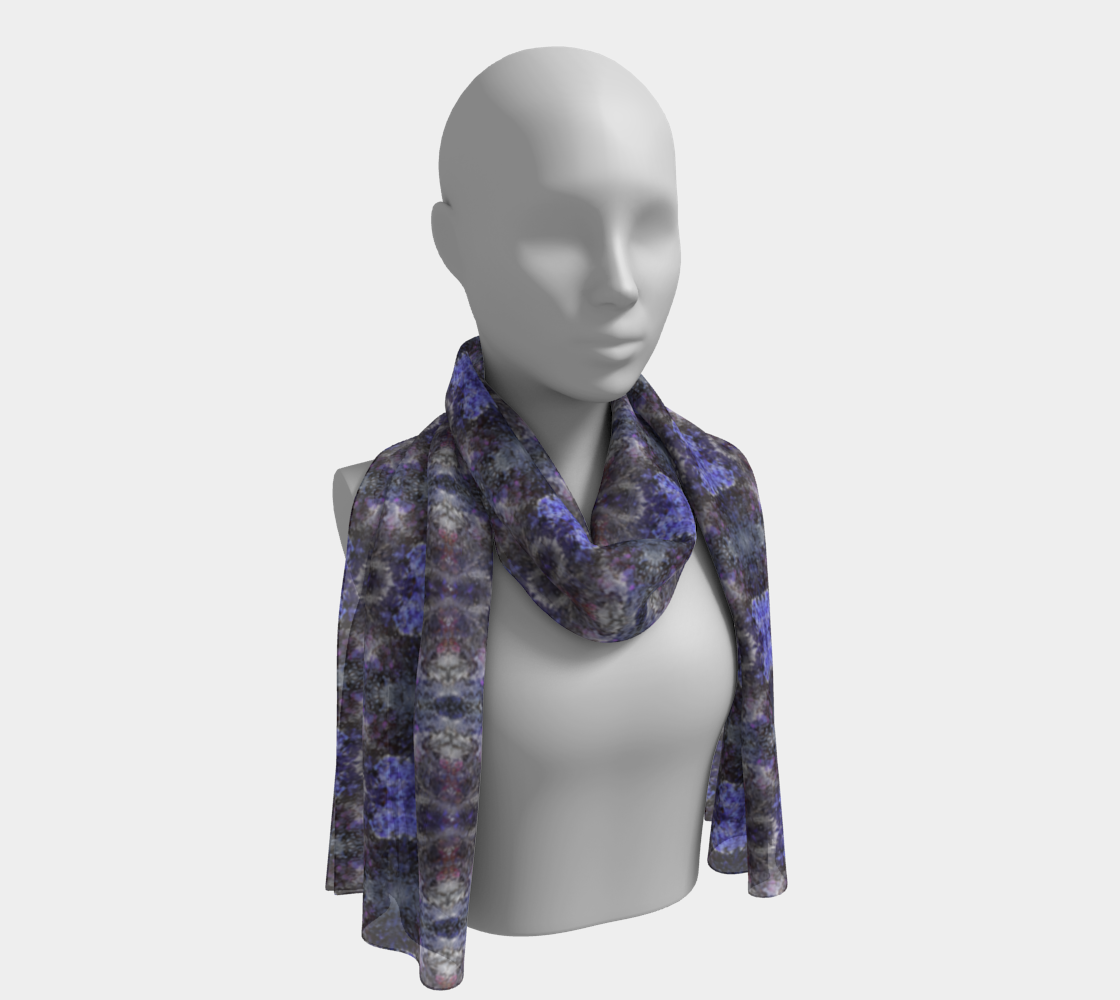 "Celestial" Long Scarf (Purple)