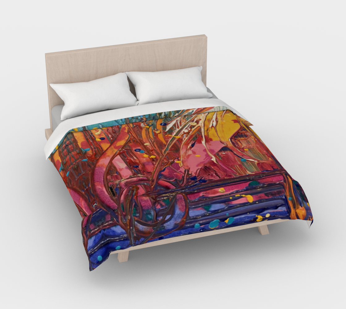 "Love Supreme" Duvet (Pink,Purple, Yellow)