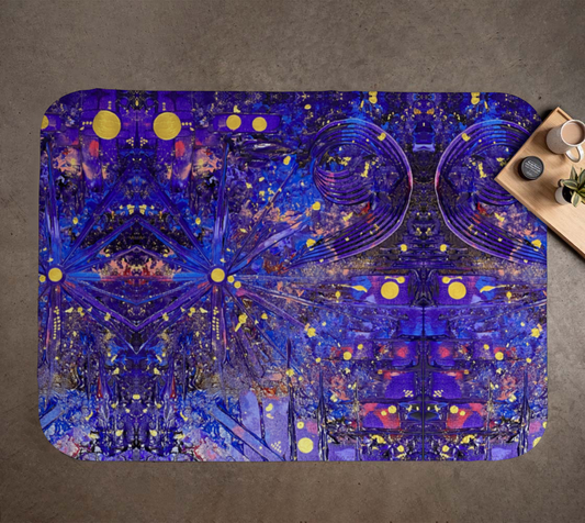 "Interstellar" Blanket (Purple, Pink, Gold)