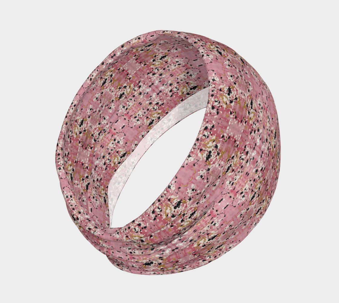 "Cherry Blossoms" Headband #3 (Pink, White)