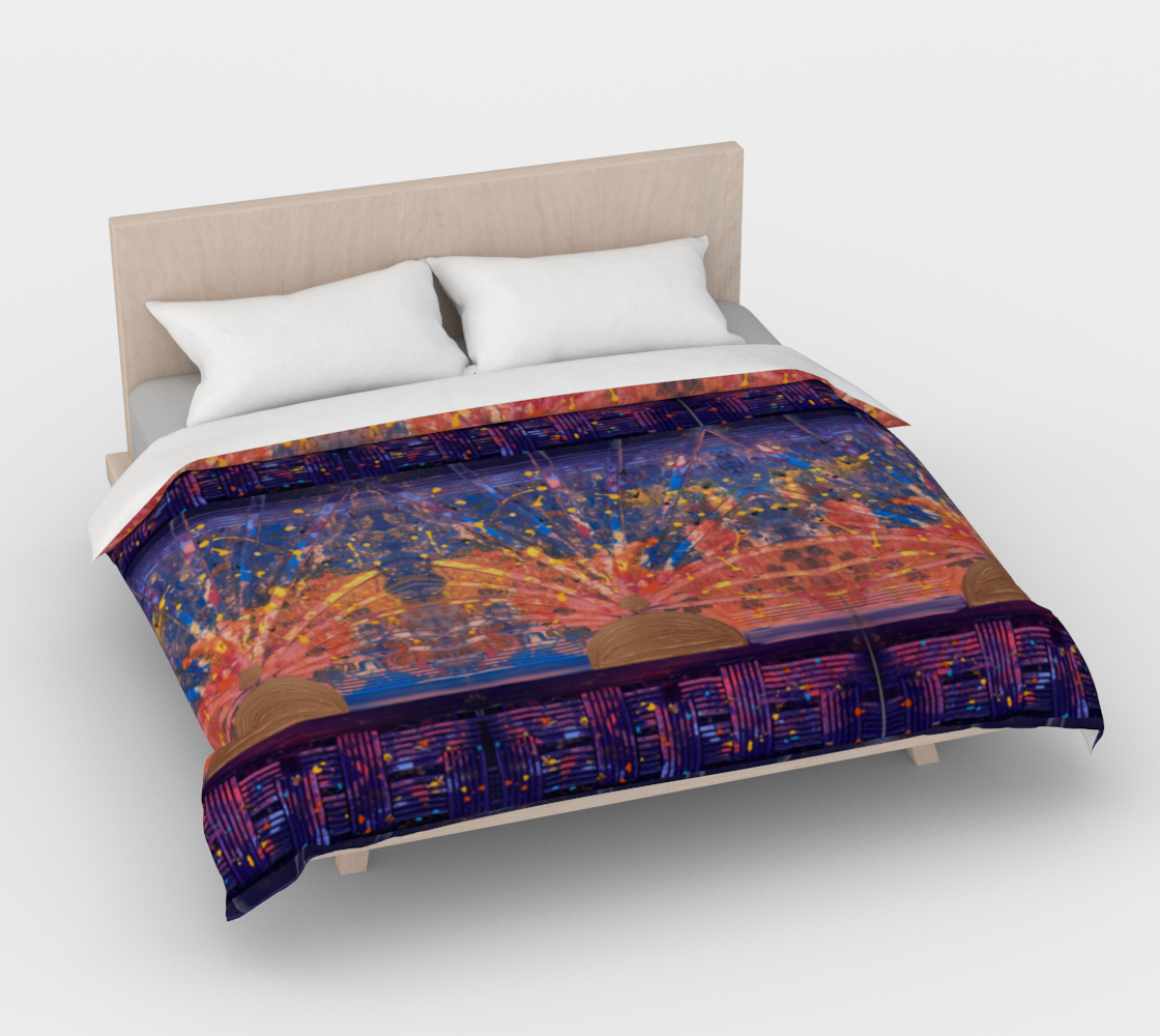 ”Purple Dawn” Duvet Cover (Purple, Blue, Pink)