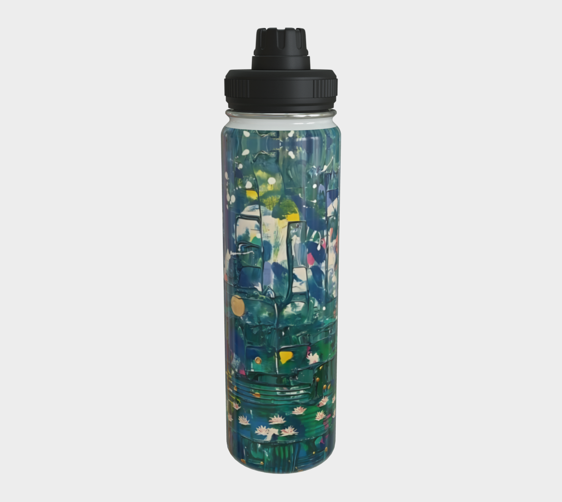 "Waterlilies" Water Bottle
