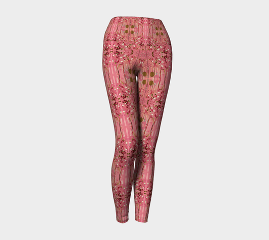 "Gratitude" Yoga Leggings #2 (Pink)
