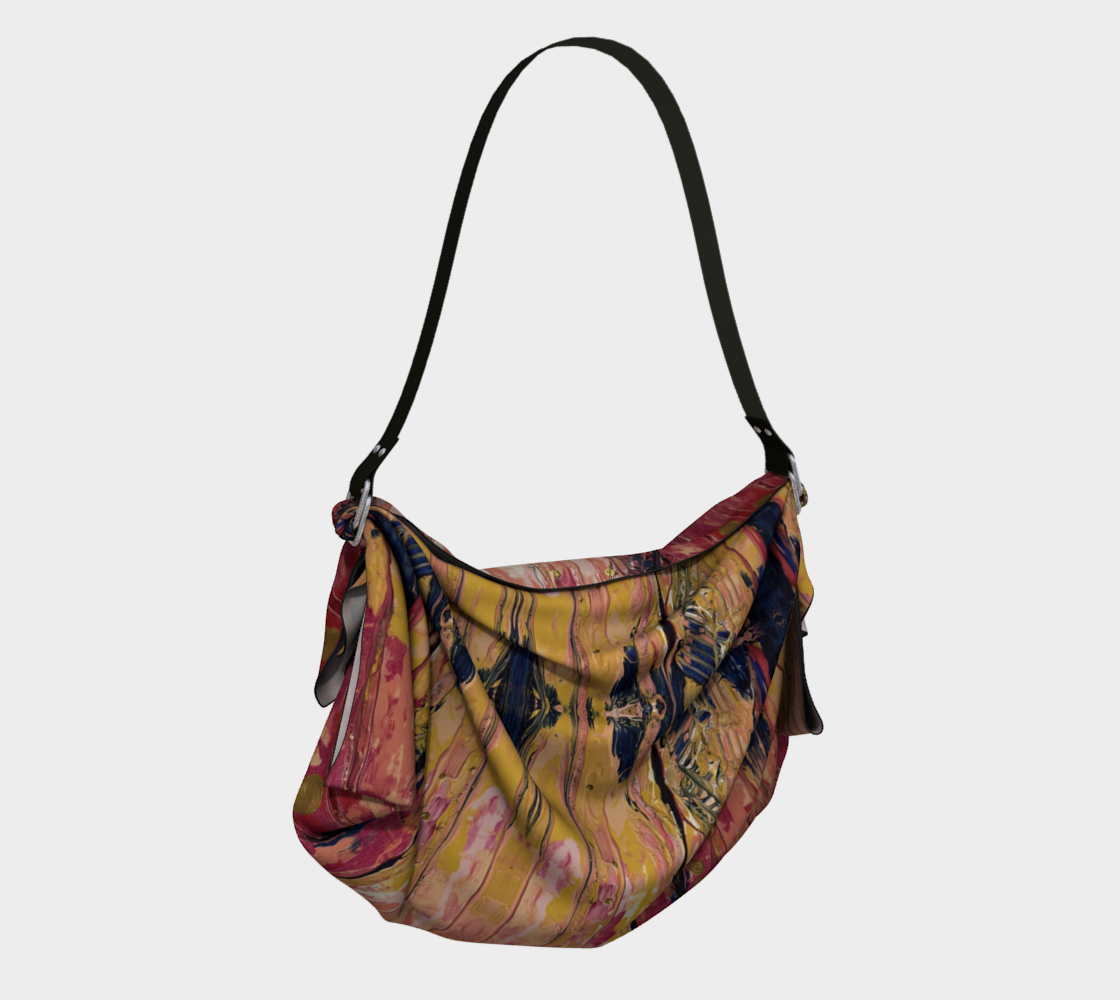 "Pink" Origami Tote (Pink, Yellow, White, Blue)