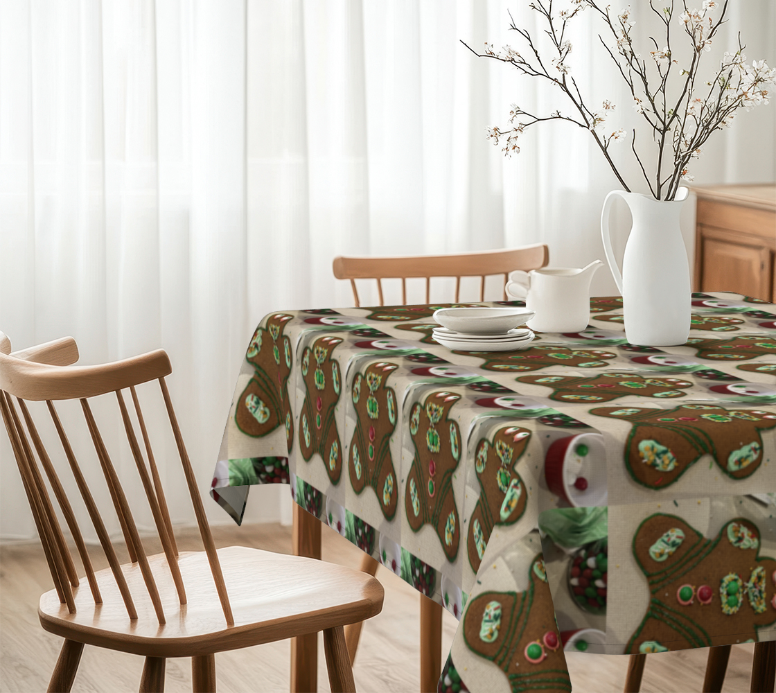 "Addy's Gingerbread Man" Tablecloth