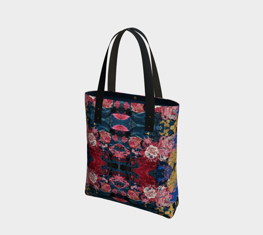 "Wild Carnations" Tote Bag Lined