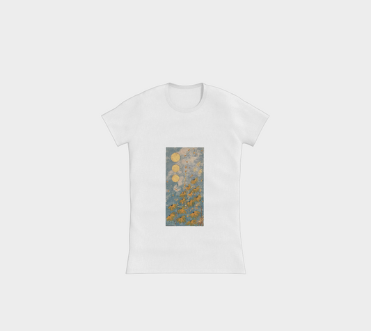 "Sunflowers"Comfort Slim fit T-shirt