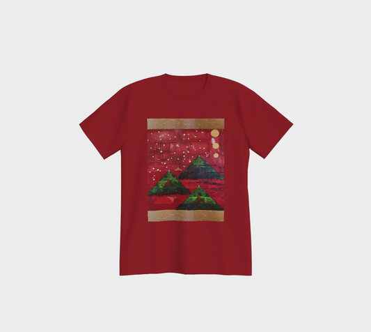 "Christmas Trees" Red Pajama Top
