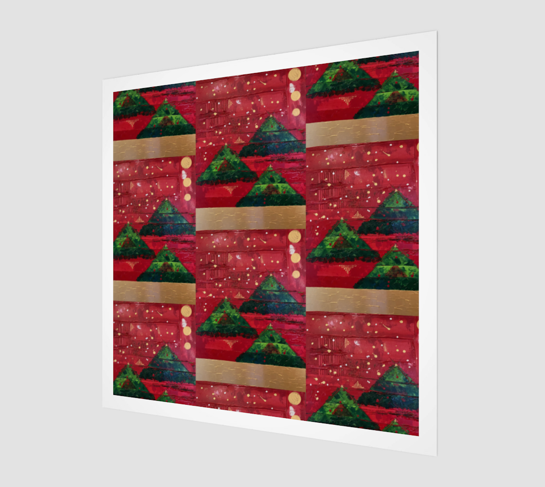 "Christmas Trees" Art Print