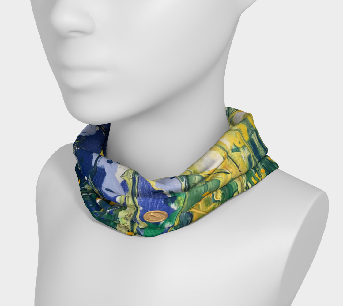 “Arrival of Spring” Headband (Green, Blue, Yellow)