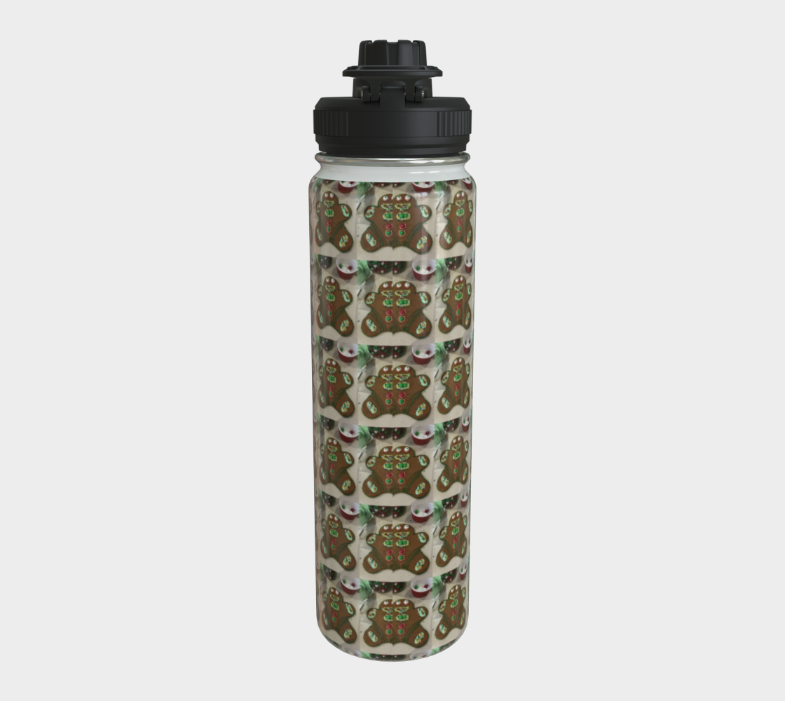 "Addy's Gingerbread Guy"  Water Bottle