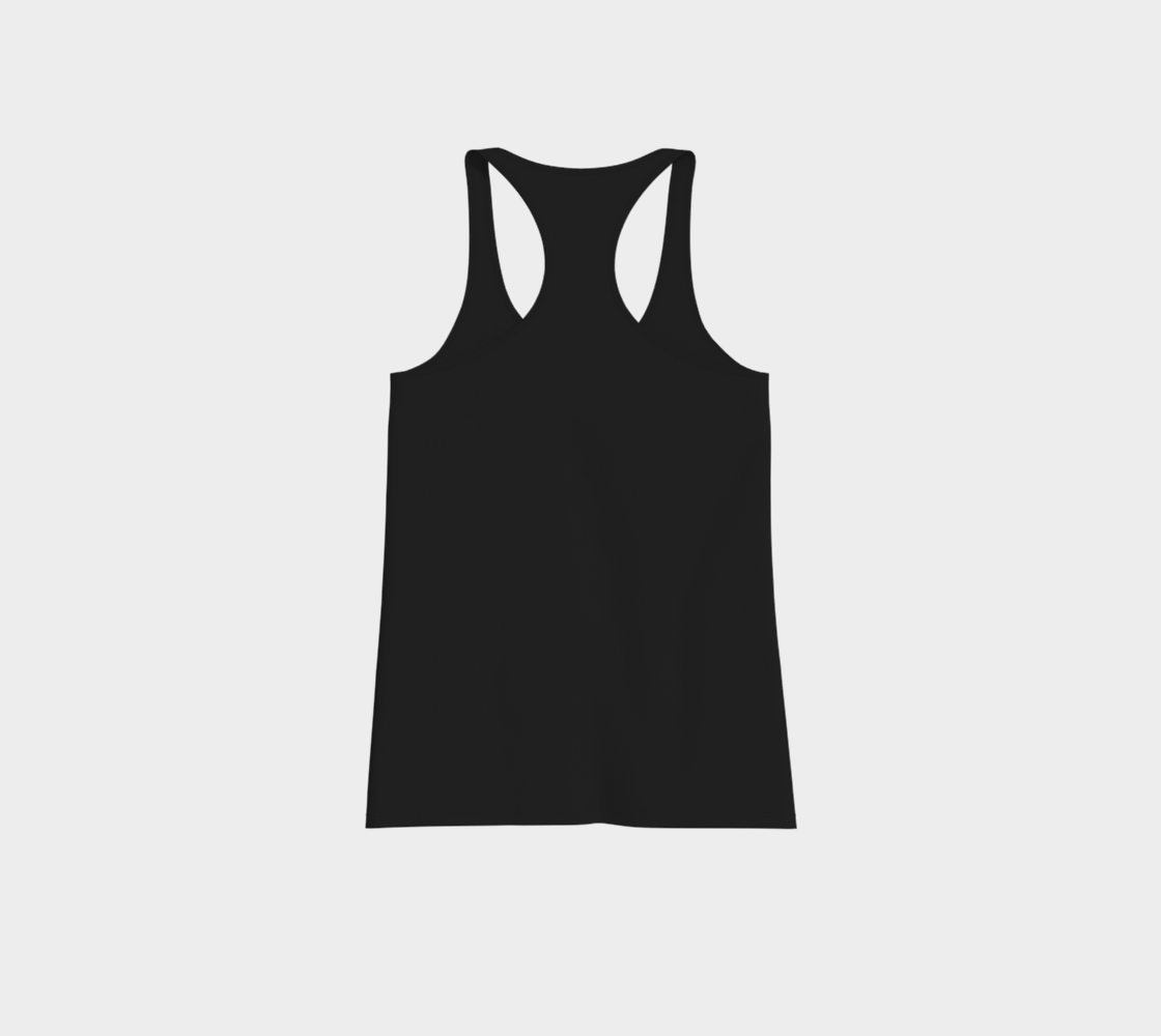 "Winter Night" Comfort Racerback Tank Top (Black, Purple, Pink)