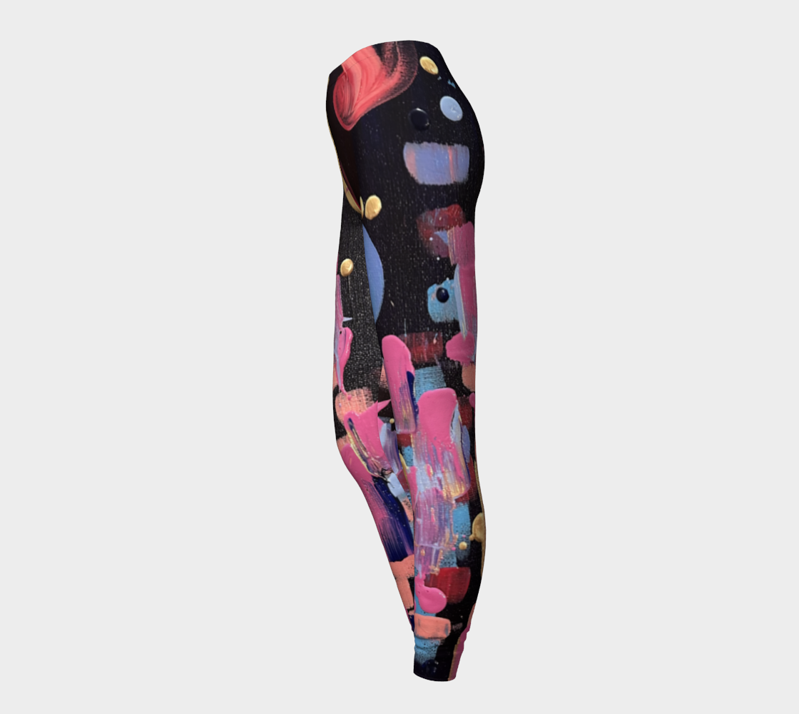 "Winter Night" Leggings (Purple, Pink, Blue)