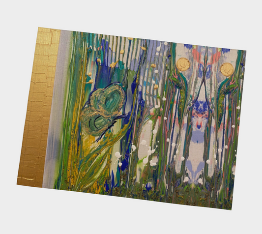 “Emergence” Placemat (Green, Gold)