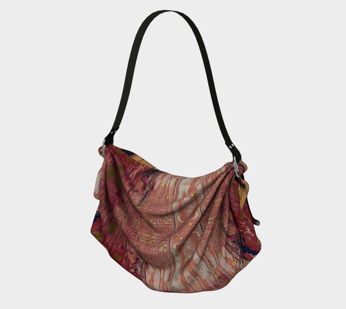 "Pink" Origami Tote (Pink, Yellow, White, Blue)