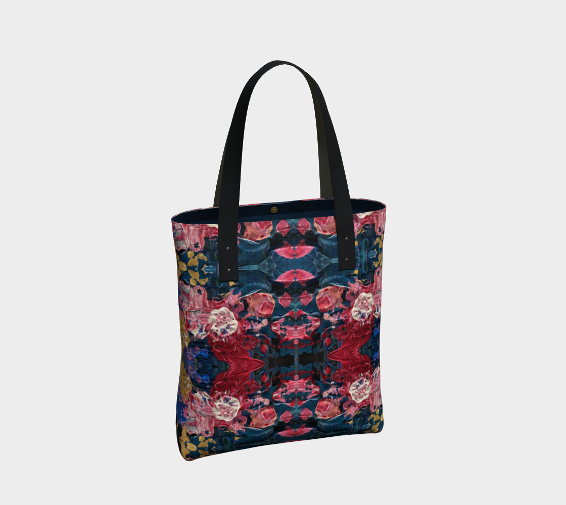 "Wild Carnations" Tote Bag Lined