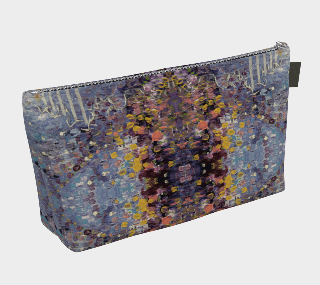 "April Showers" Make Up Bag  (Lilac)