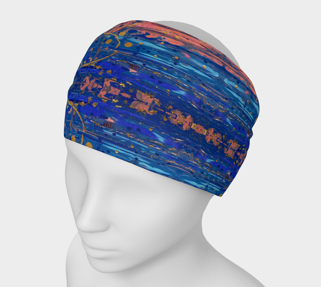 “Sophia” Headband (Pink, Blue)