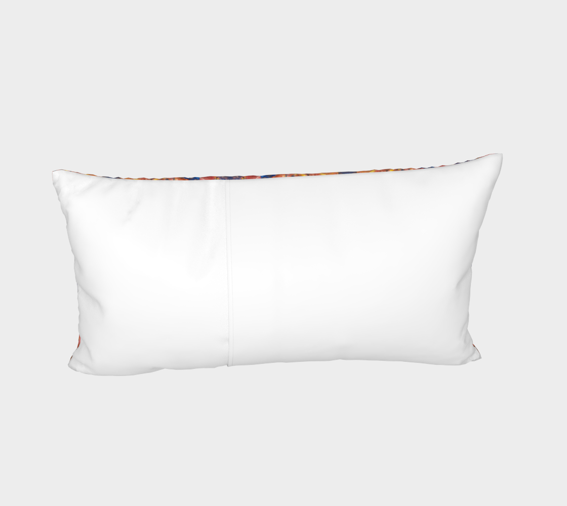"Purple Dawn" Bed Pillow Sham #3 (Purple, Blue, Orange)