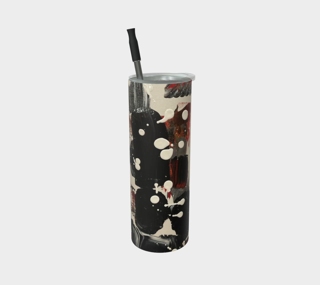 "If We Can See It" Matte Tumbler (Black, White, Orange)
