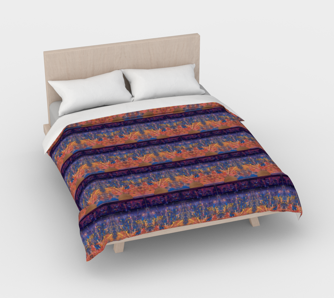 ”Purple Dawn” Duvet Cover #2 (Purple, Blue, Pink)