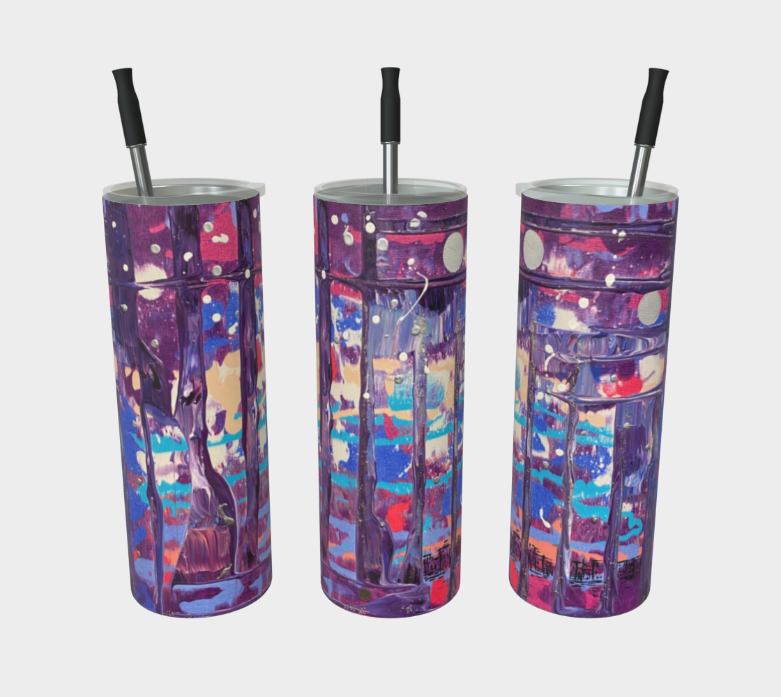 "1972" Matte Tumbler (Purple, Pink, Blue)