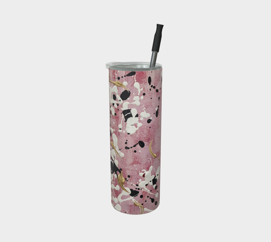 "Cherry Blossoms" Tumbler (Pink, White, Purple)