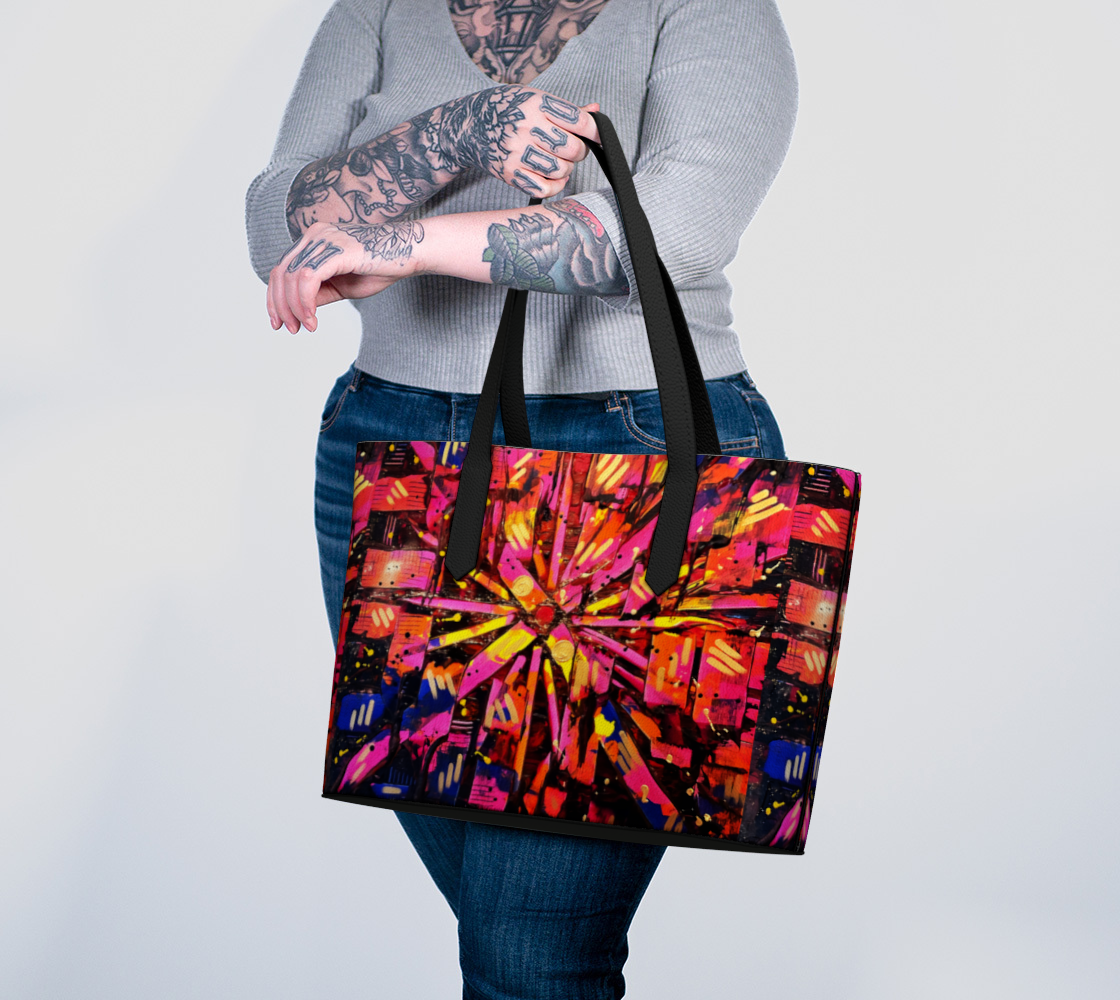 "Mercy" Vegan Leather Tote