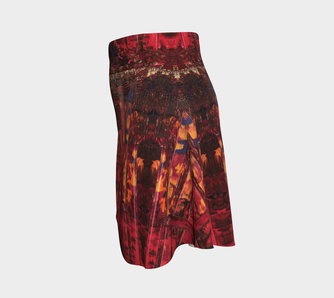 "Red" Flare Skirt (Red, Orange, Purple)