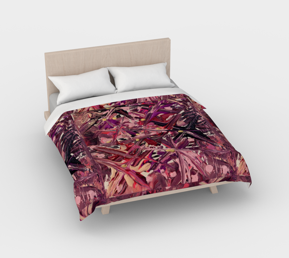 “Birth of a Nebula” Duvet Cover (Pink, Purple)