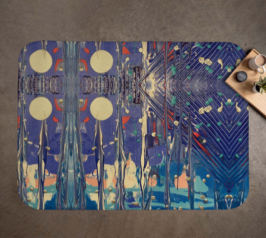 "Pacific Sky" Blanket (Blue, Pink, Grey)